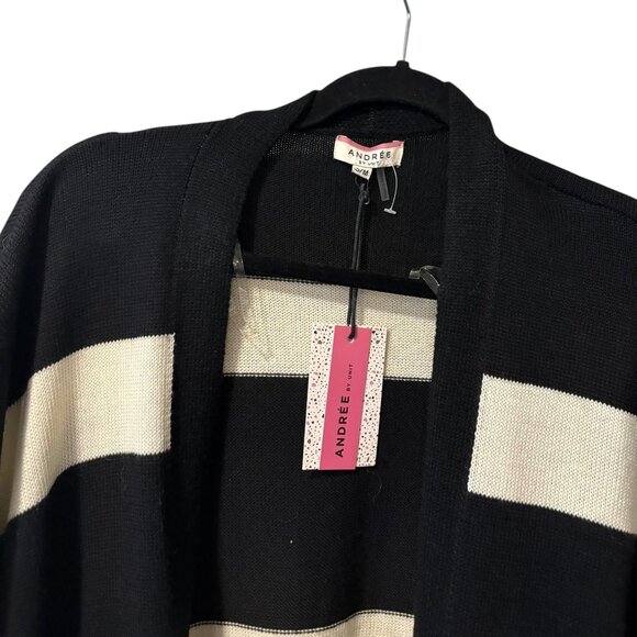 Andrée by Unit Striped Kimono Poncho Cardigan - Picture 6 of 6